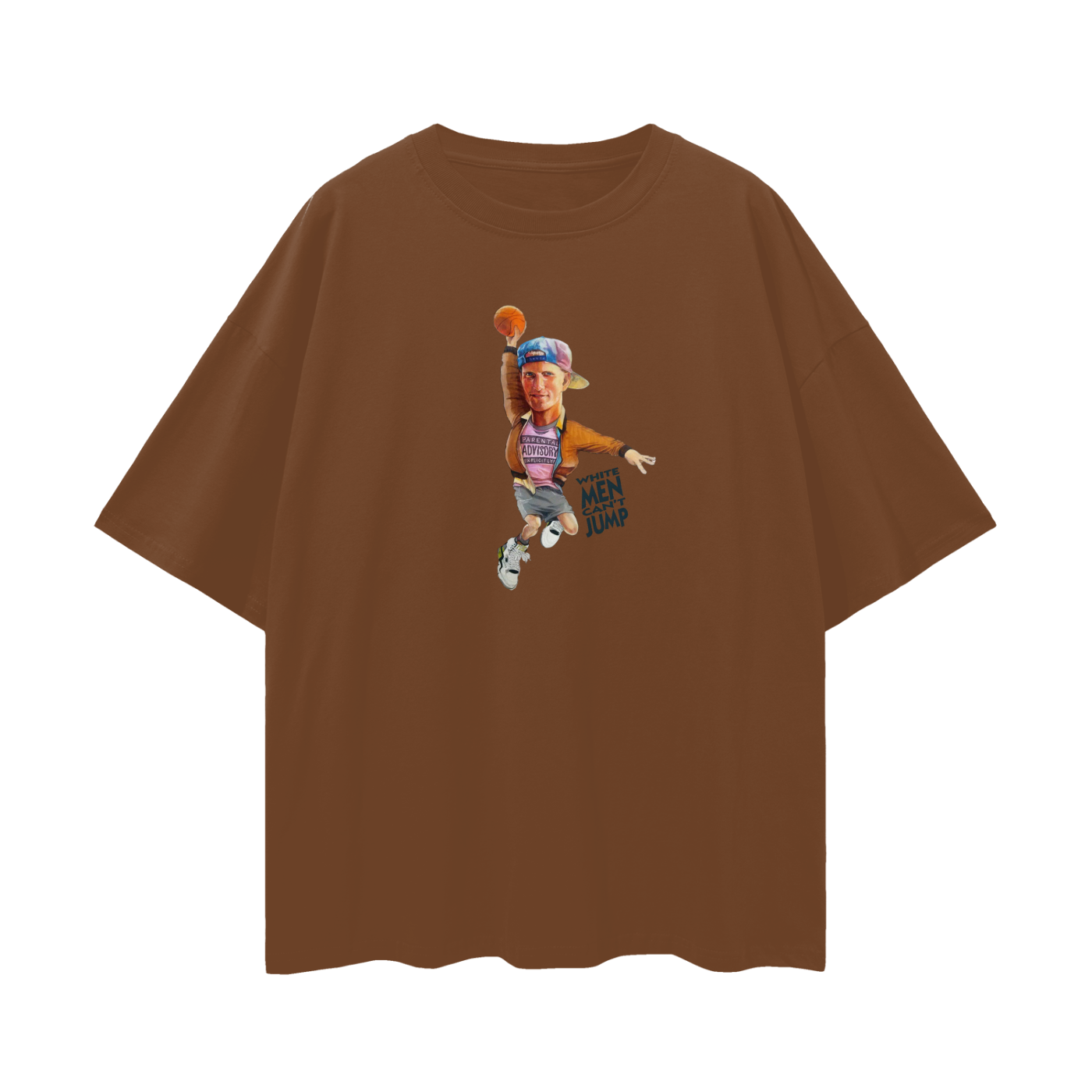 White Men Can't Jump 90s Vintage Like Graphic Oversized T Shirt