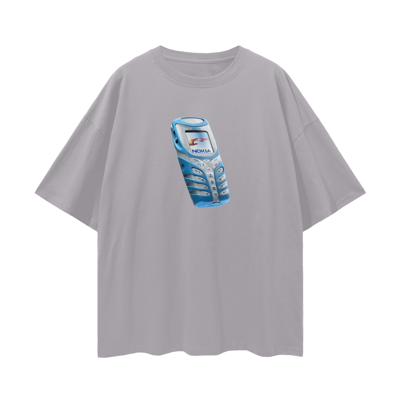 Nokia Phone Y2K Vintage Like Graphic Oversized T Shirt