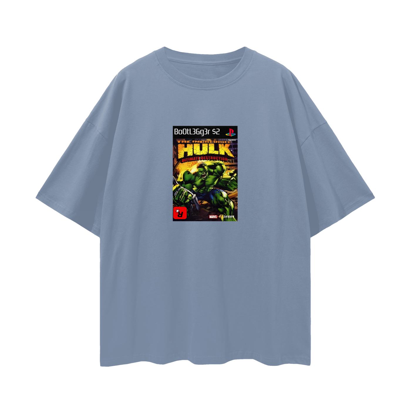 PlayStation 2 The Incredible Hulk PS2 Video Game Disc Tee