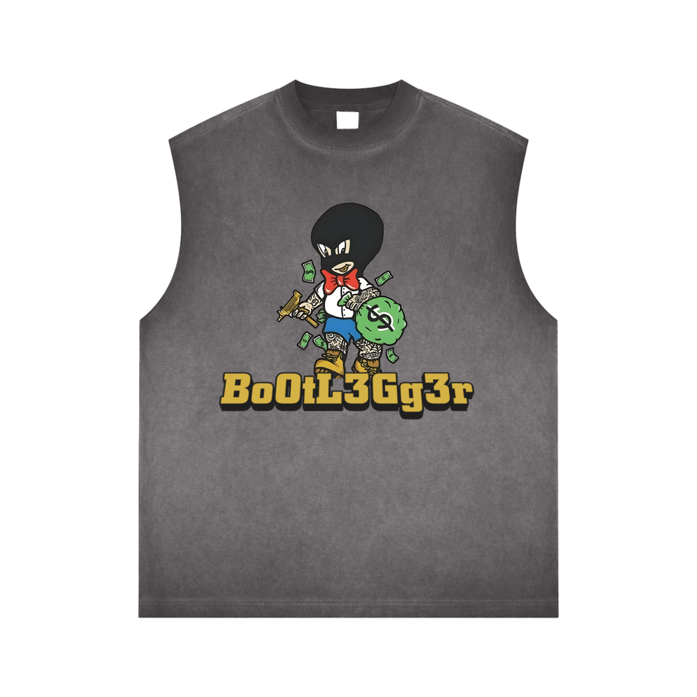 Richie Thug Oversized Cut Off Tee