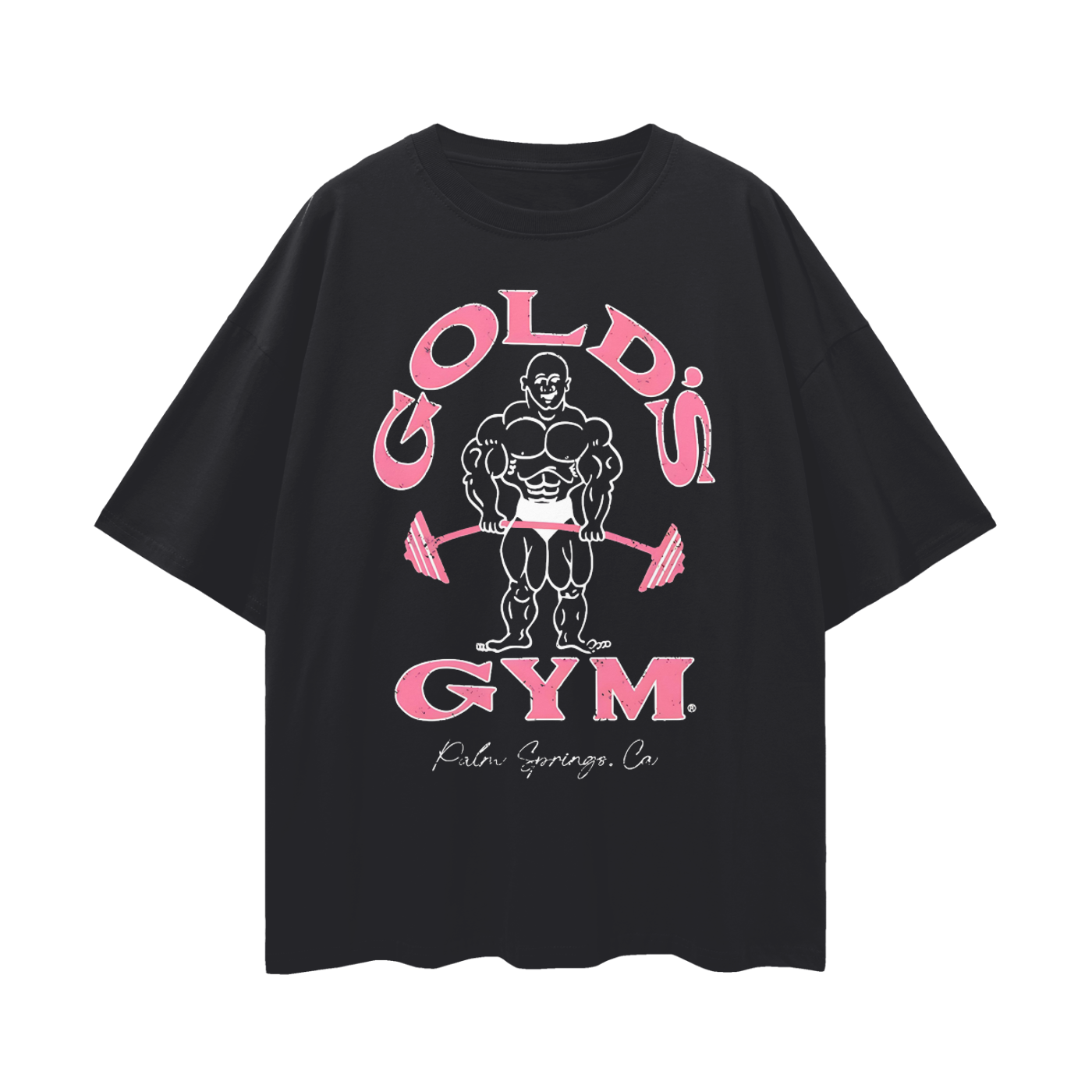 Vintage Like Gold's Gym Graphic Oversized T Shirt