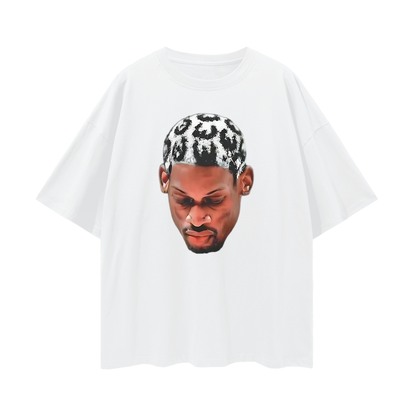Vintage Like Dennis Rodman Cheetah Head Oversized T Shirt