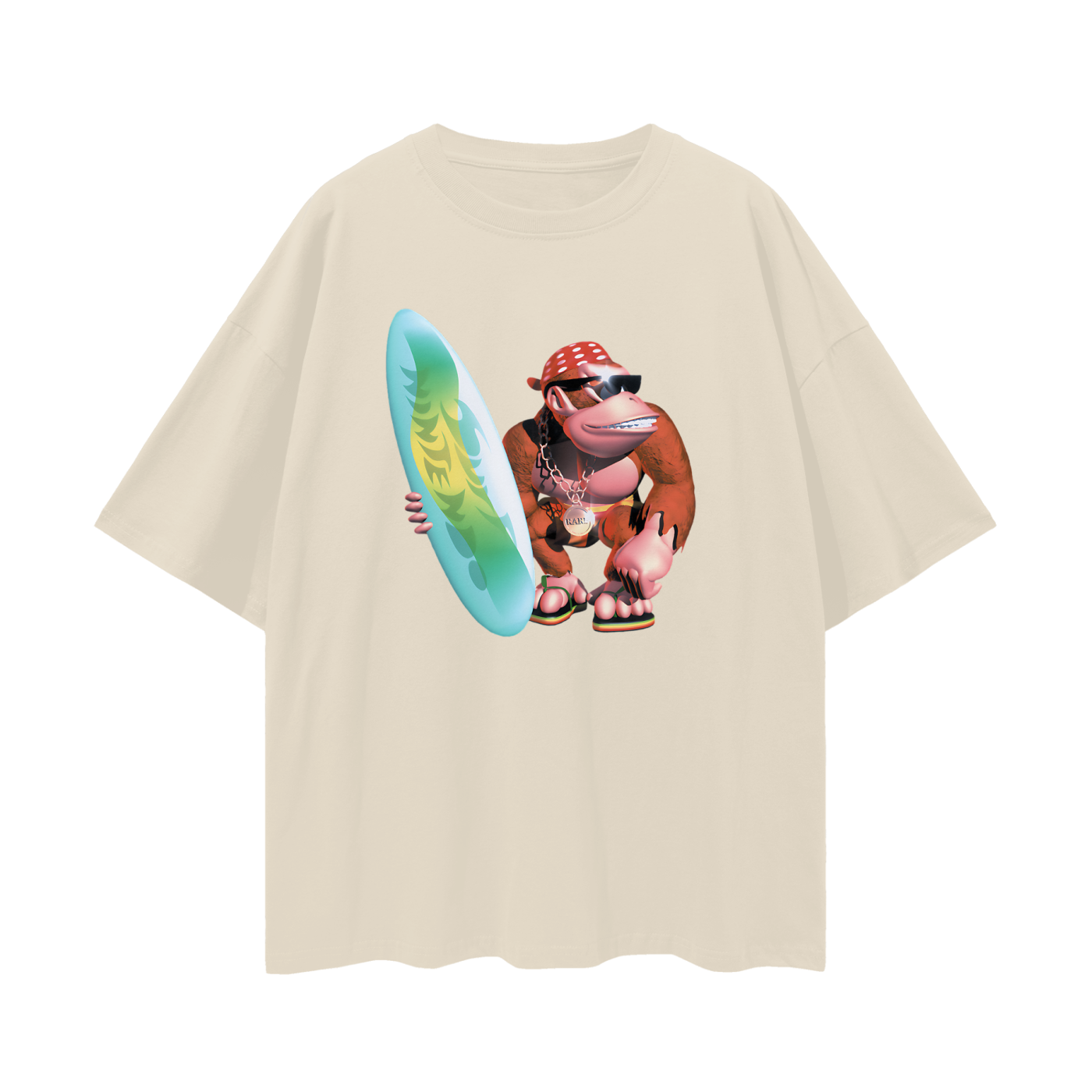 Vintage Like Funky Kong Oversized T Shirt