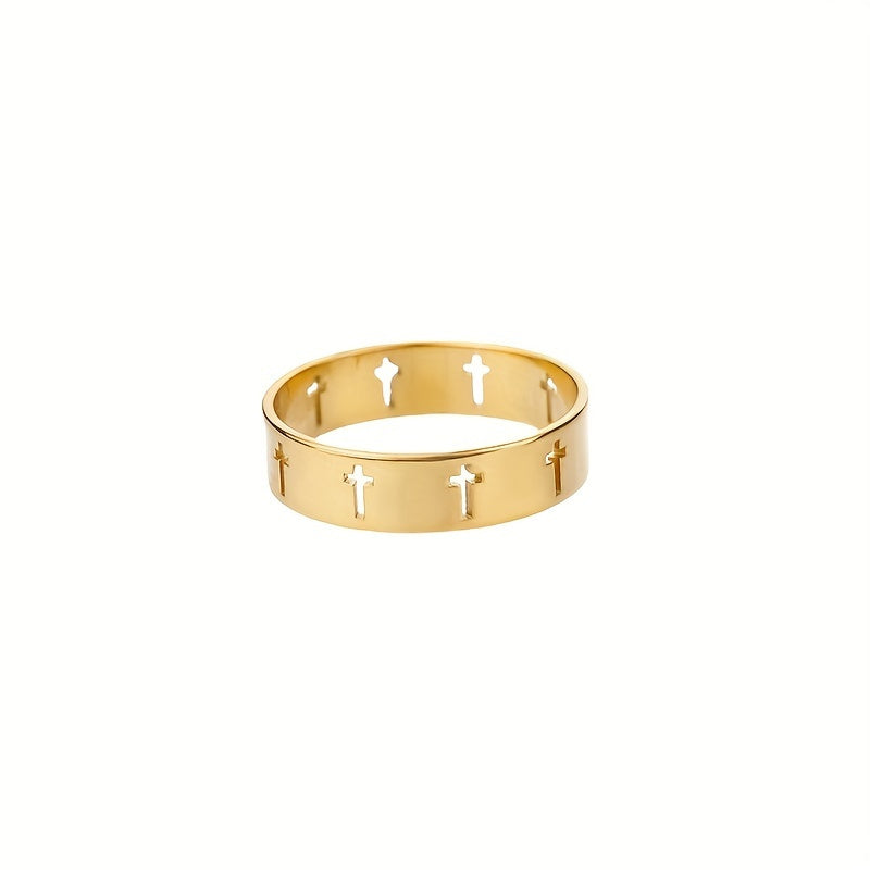 Religious Jesus Cross Ring