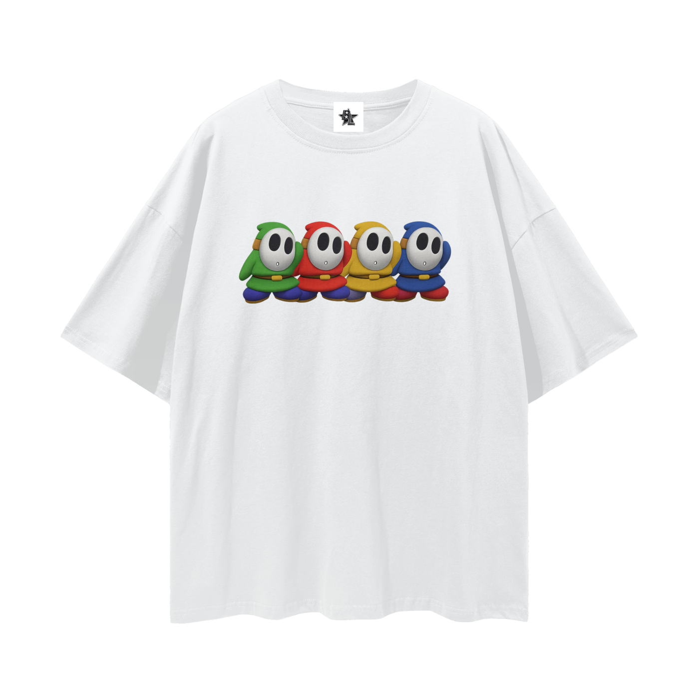 Vintage/Y2K Shy Guy Mario Character Oversized T Shirt