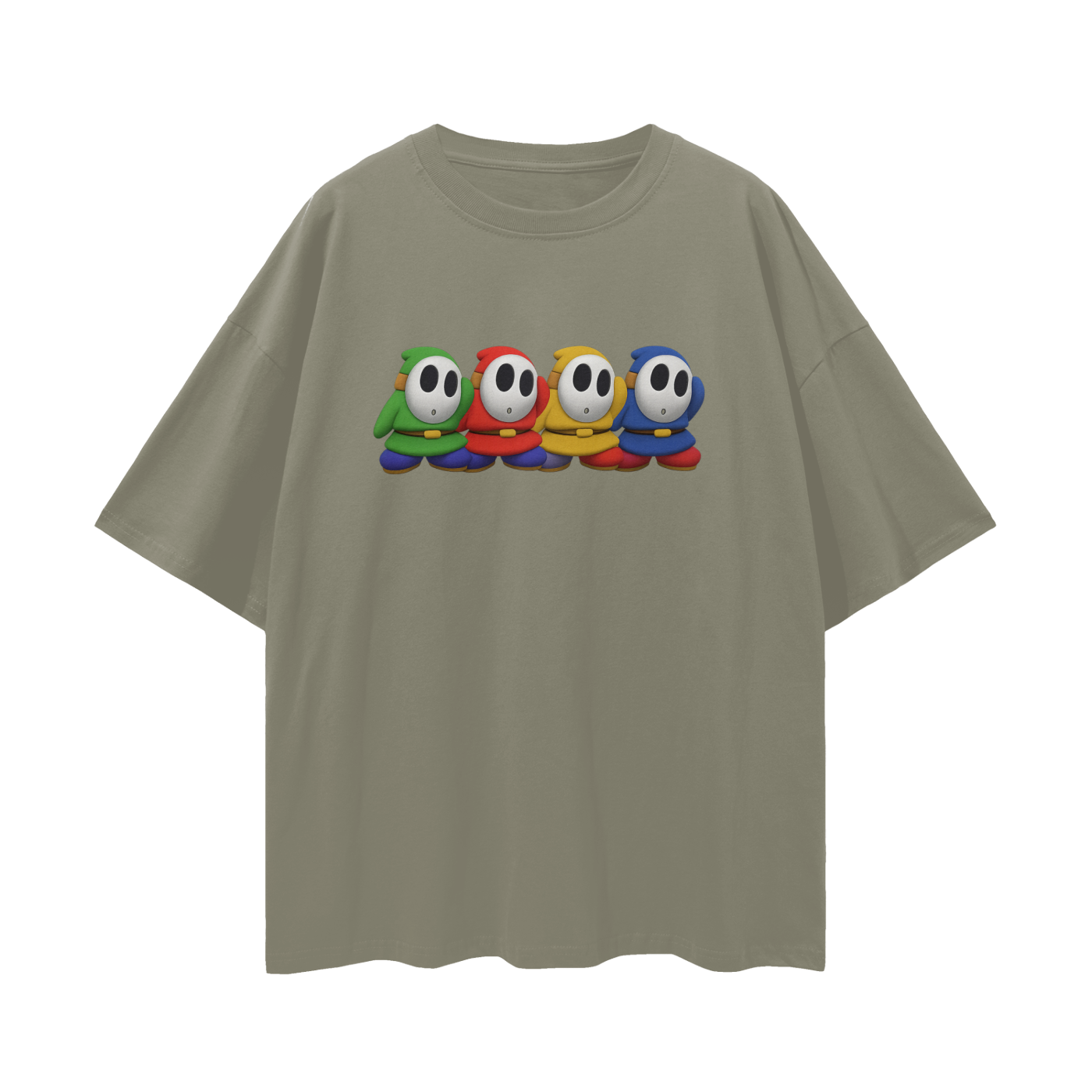 Vintage/Y2K Shy Guy Mario Character Oversized T Shirt