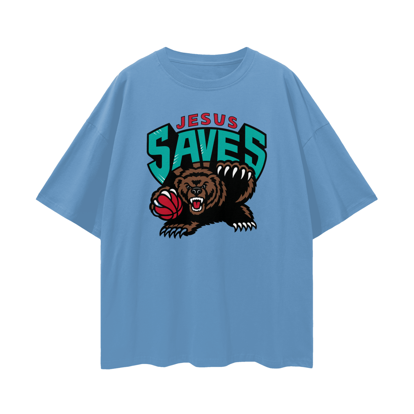 Religious Vintage/Y2K Jesus Saves Oversized T Shirt