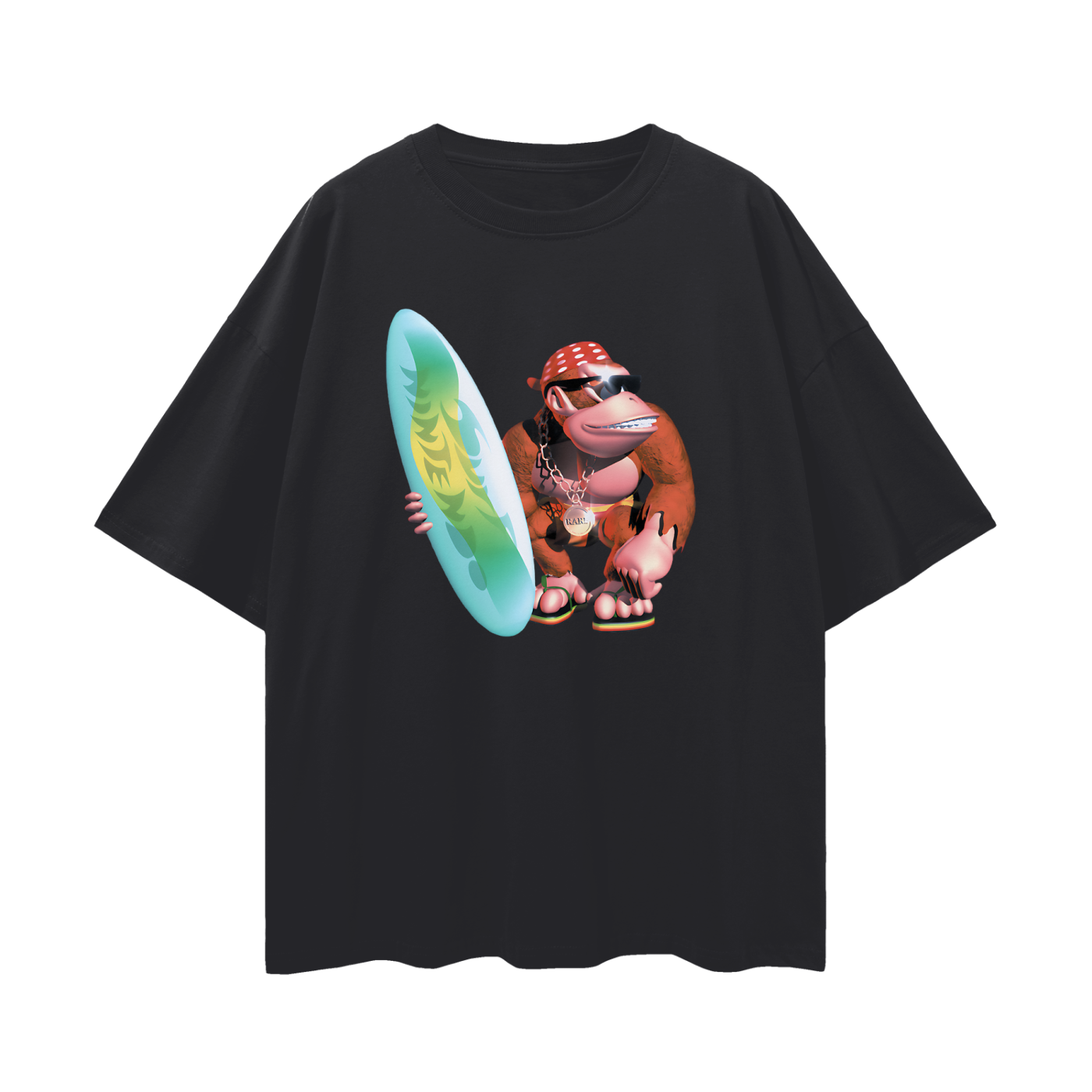 Vintage Like Funky Kong Oversized T Shirt