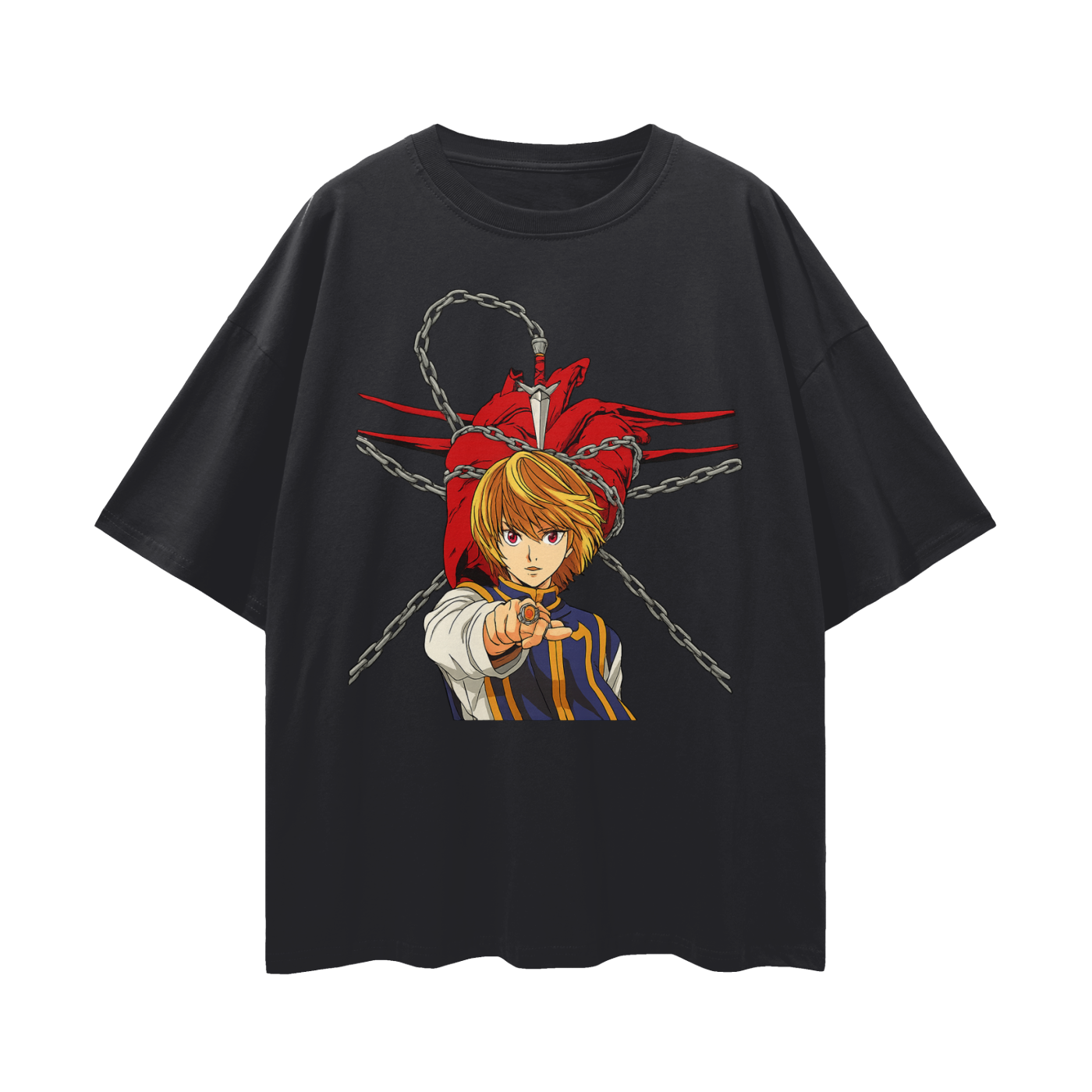 Vintage/Y2K Hunter x Hunter Kurapika's Chain Anime Graphic T Shirt