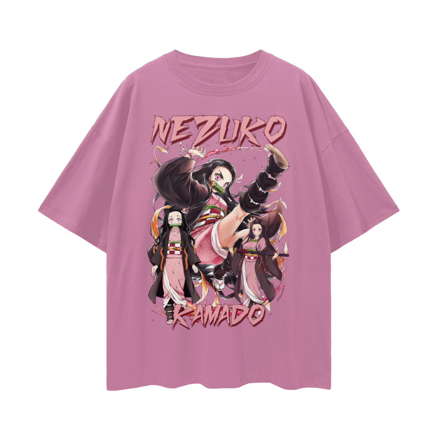 Vintage/Y2K Demon Slayer Anime Nezuko Oversized T Shirt