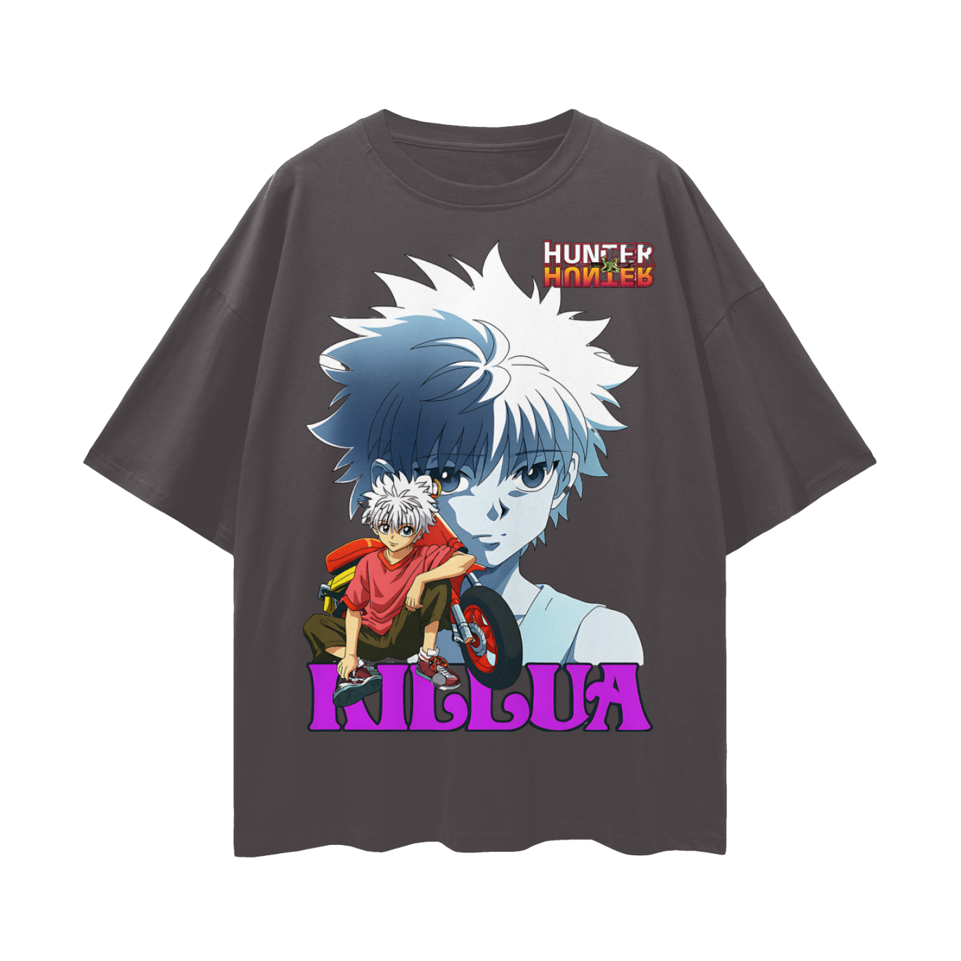Vintage/Y2K Hunter X Hunter Killua Anime Graphic Oversized T Shirt