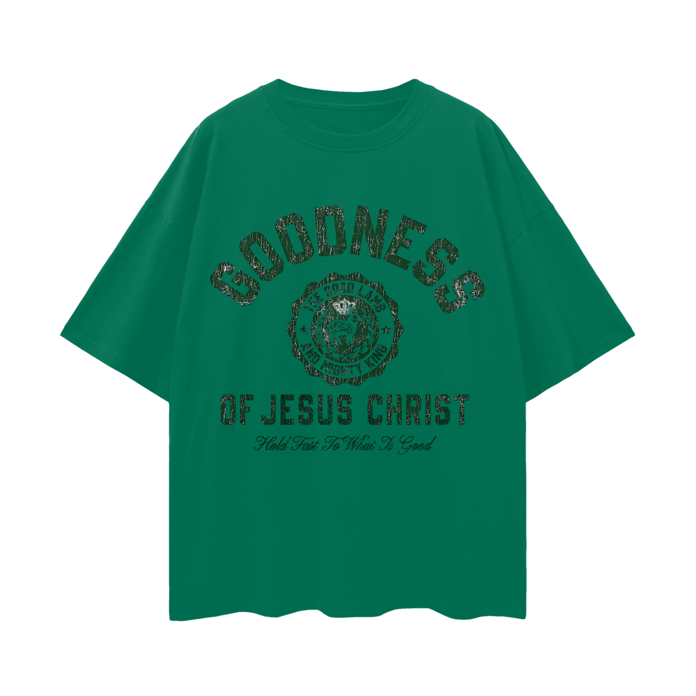 Religious Goodness Of Jesus Christ Y2K Vintage Like Graphic Oversized T Shirt