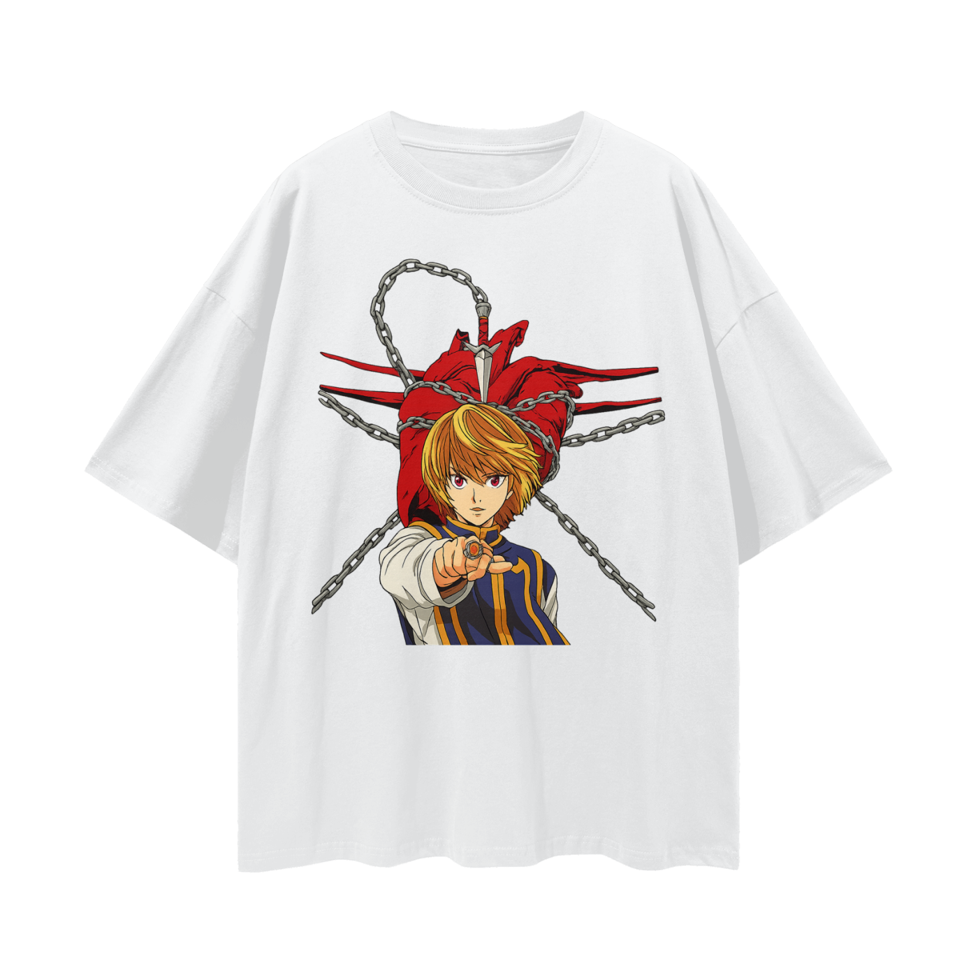 Vintage/Y2K Hunter x Hunter Kurapika's Chain Anime Graphic T Shirt