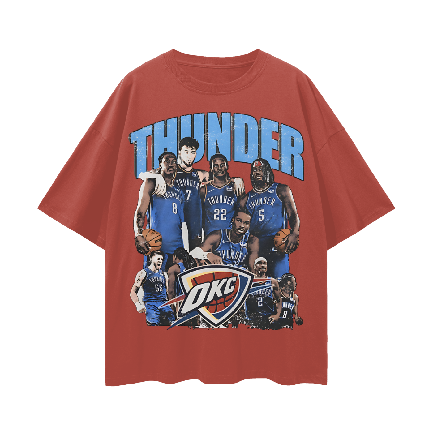Oklahoma Thunder 90s Y2K Vintage Like Graphic Oversized T Shirt