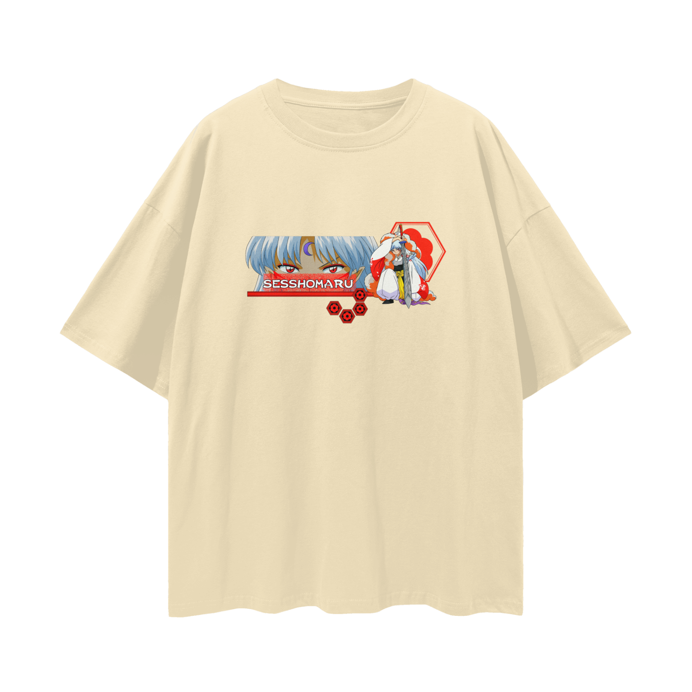 Vintage/Y2K InuYasha Anime Sesshomaru Oversized T Shirt