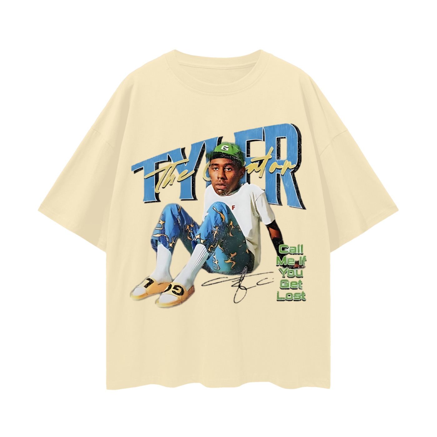 Tyler The Creator Call Me If You Get Lost Album Graphic Oversized T Shirt