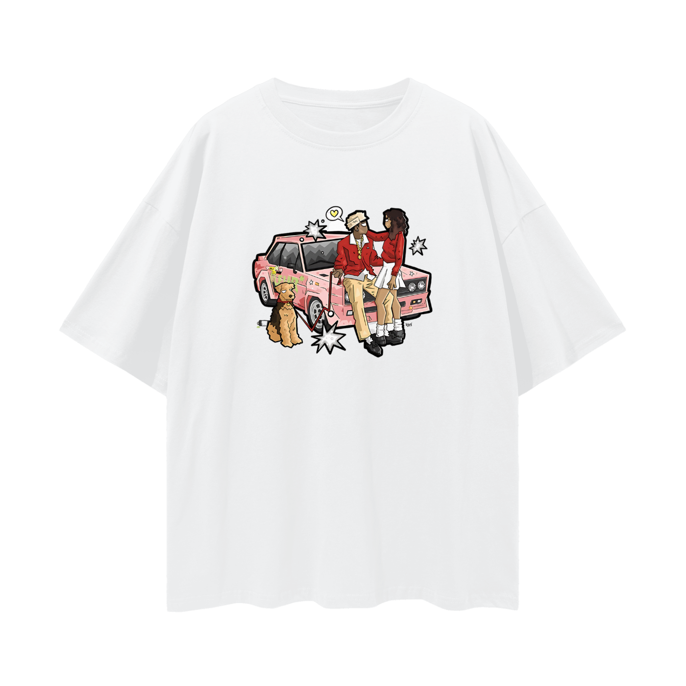 Vintage Like Call Me If You Get Lost Tyler Graphic Oversized T Shirt
