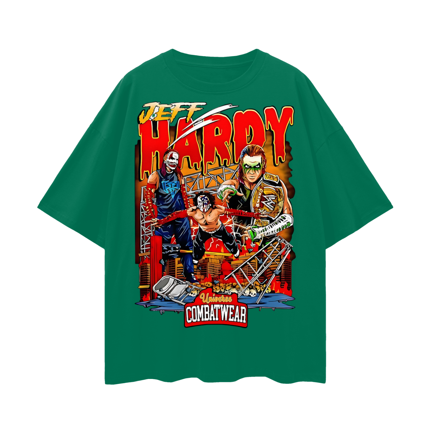 Jeff Hardy 90s Vintage Like Graphic Oversized T Shirt