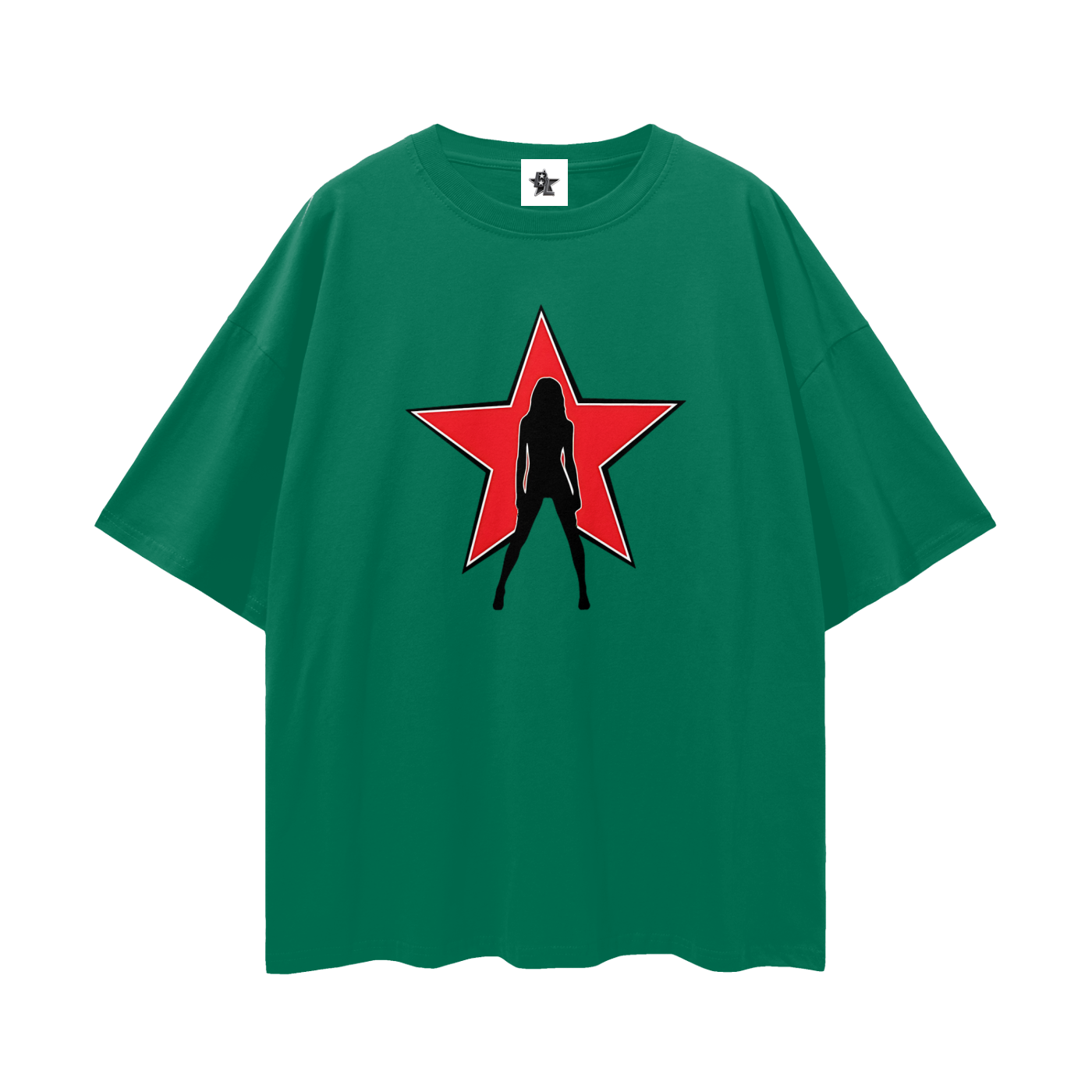 Vintage/Y2K Star Lady Oversized T Shirt