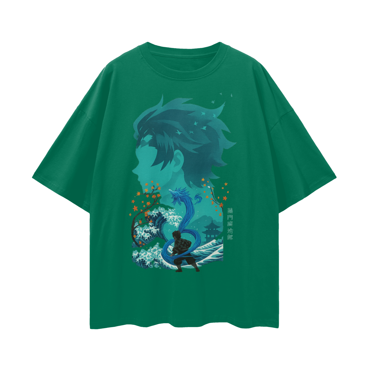 Vintage/Y2K Demon Slayer Anime Oversized T Shirt