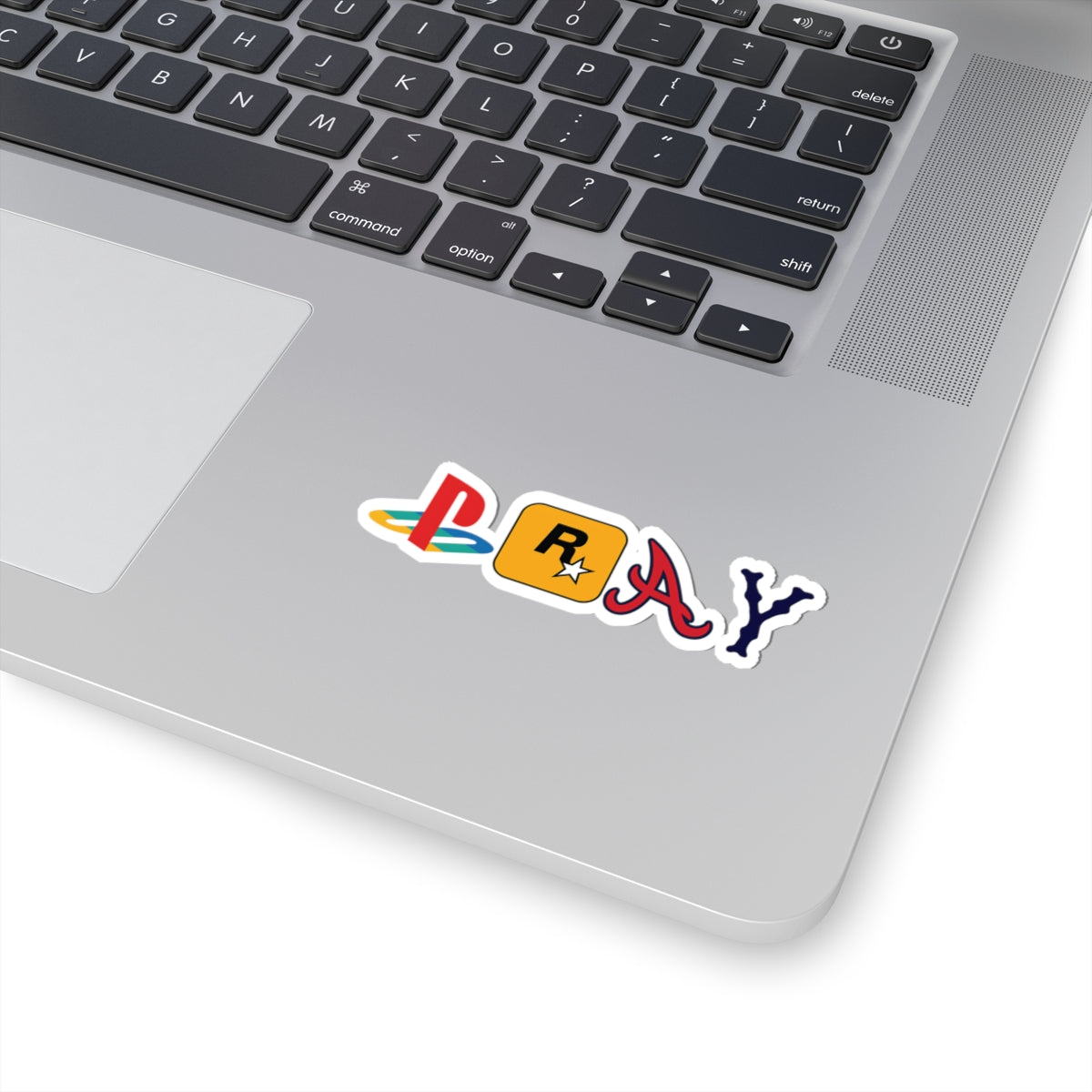 Religious Jesus Pray Logos Sticker