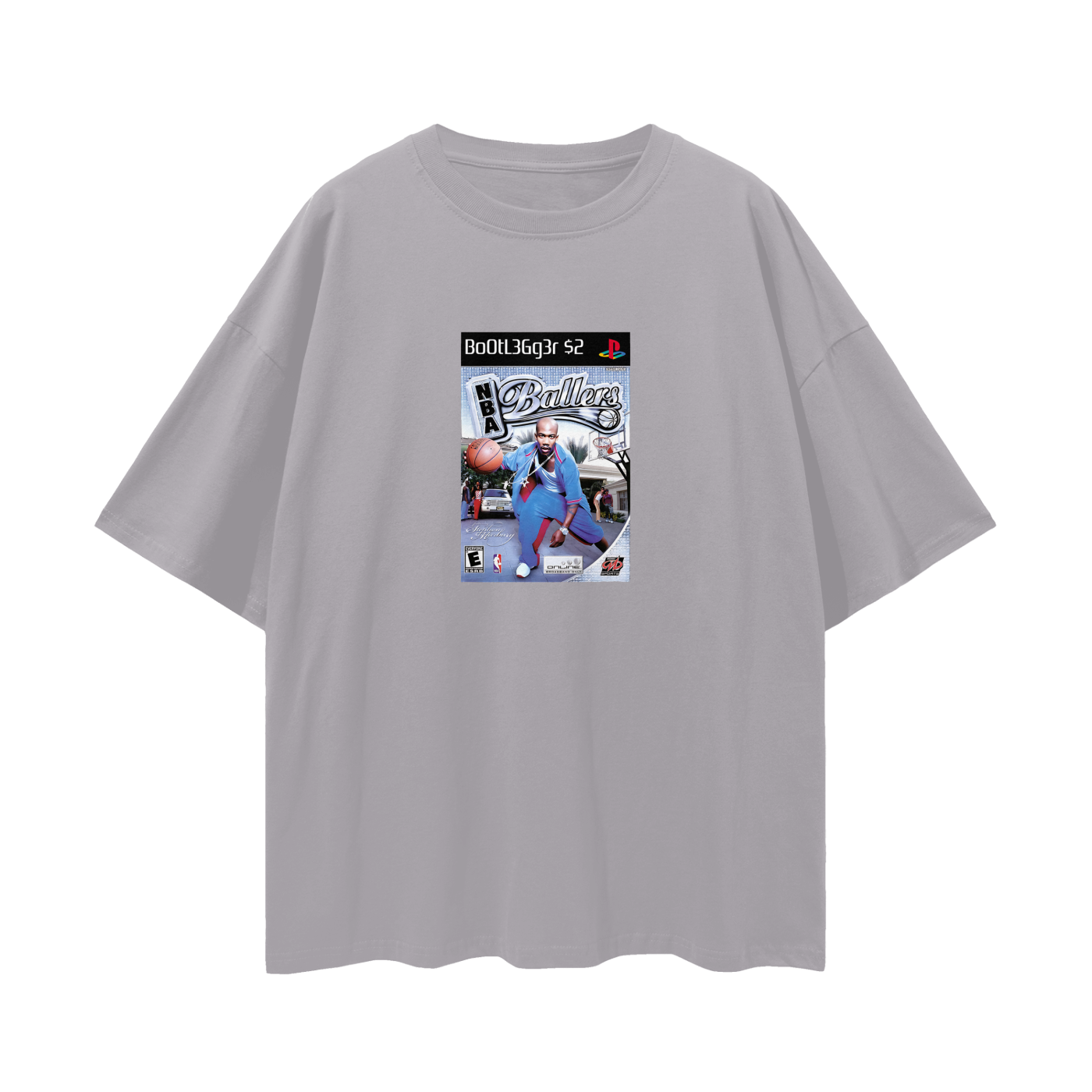 PlayStation 2 NBA Ballers PS2 Video Game Disc Tee