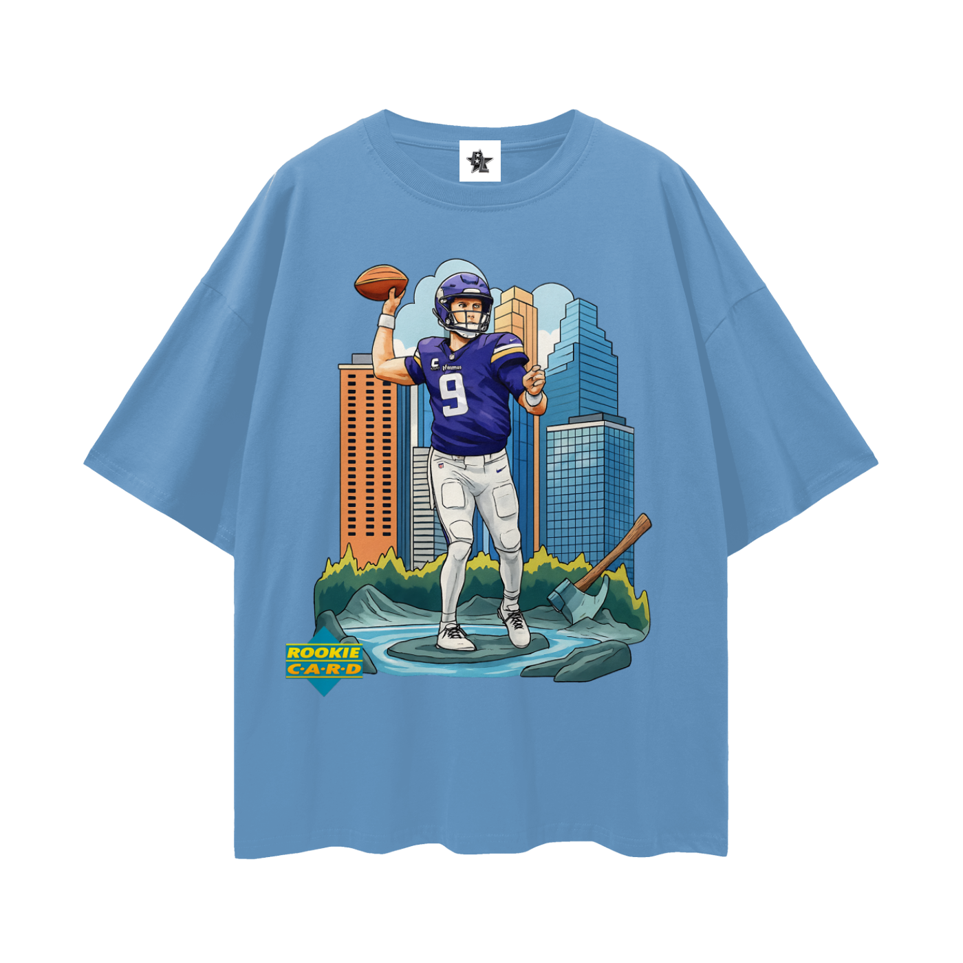 Vintage/Y2K JJ McCarthy Downtown Rookie Oversized T Shirt
