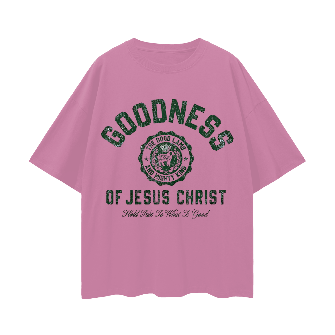 Religious Goodness Of Jesus Christ Y2K Vintage Like Graphic Oversized T Shirt