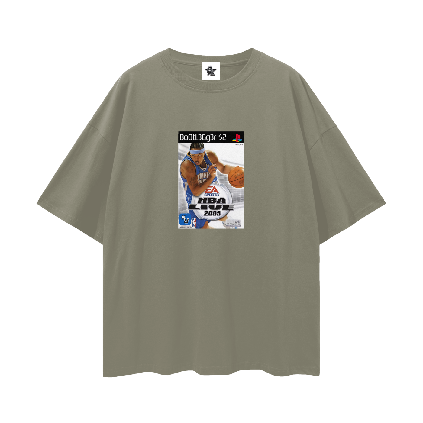 Vintage/Y2K PS2 Nba Live 2005 Bootlegger Oversized T Shirt