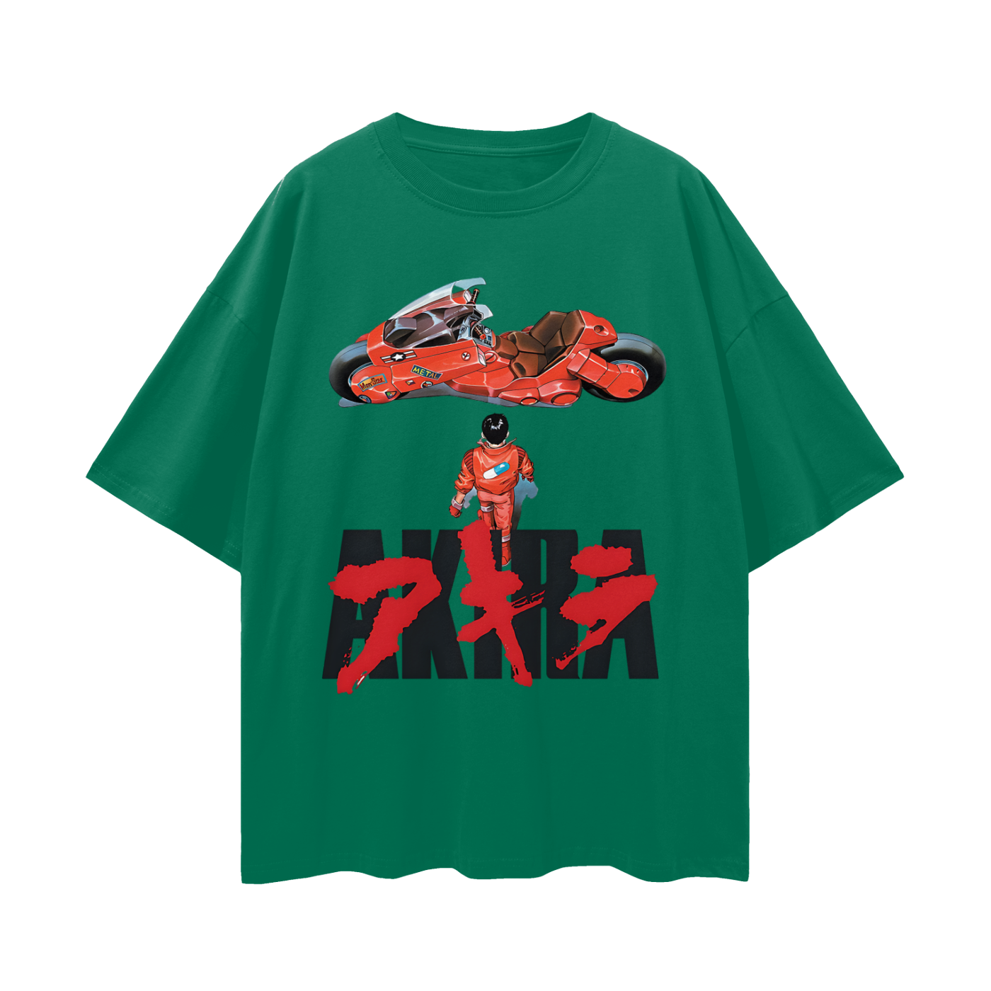 1988 Akira Anime Y2K Vintage Like Graphic Oversized T Shirt