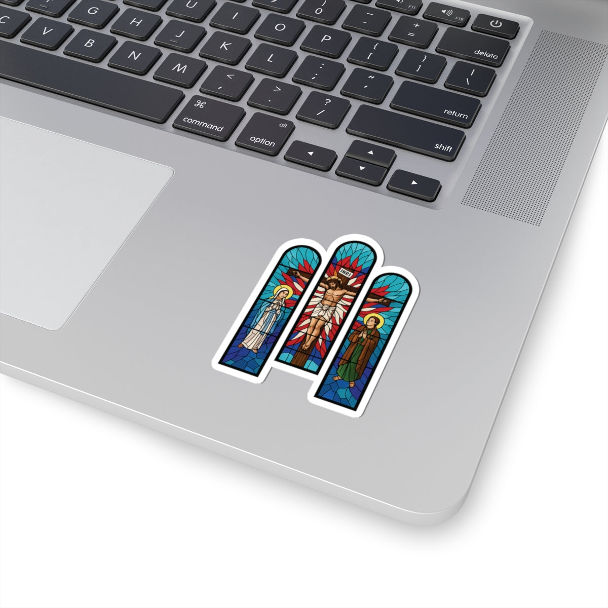 Religious Jesus Cathedral Glass Graphic Sticker