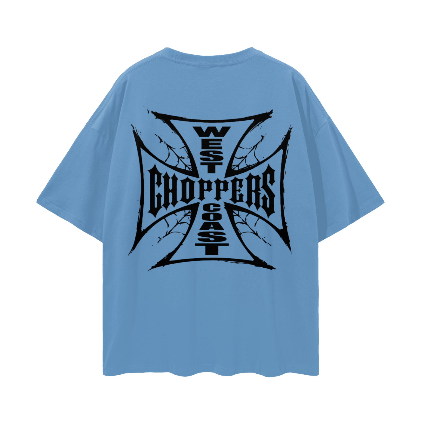 Vintage/Y2K Style West Coast Choppers Web Oversized T Shirt