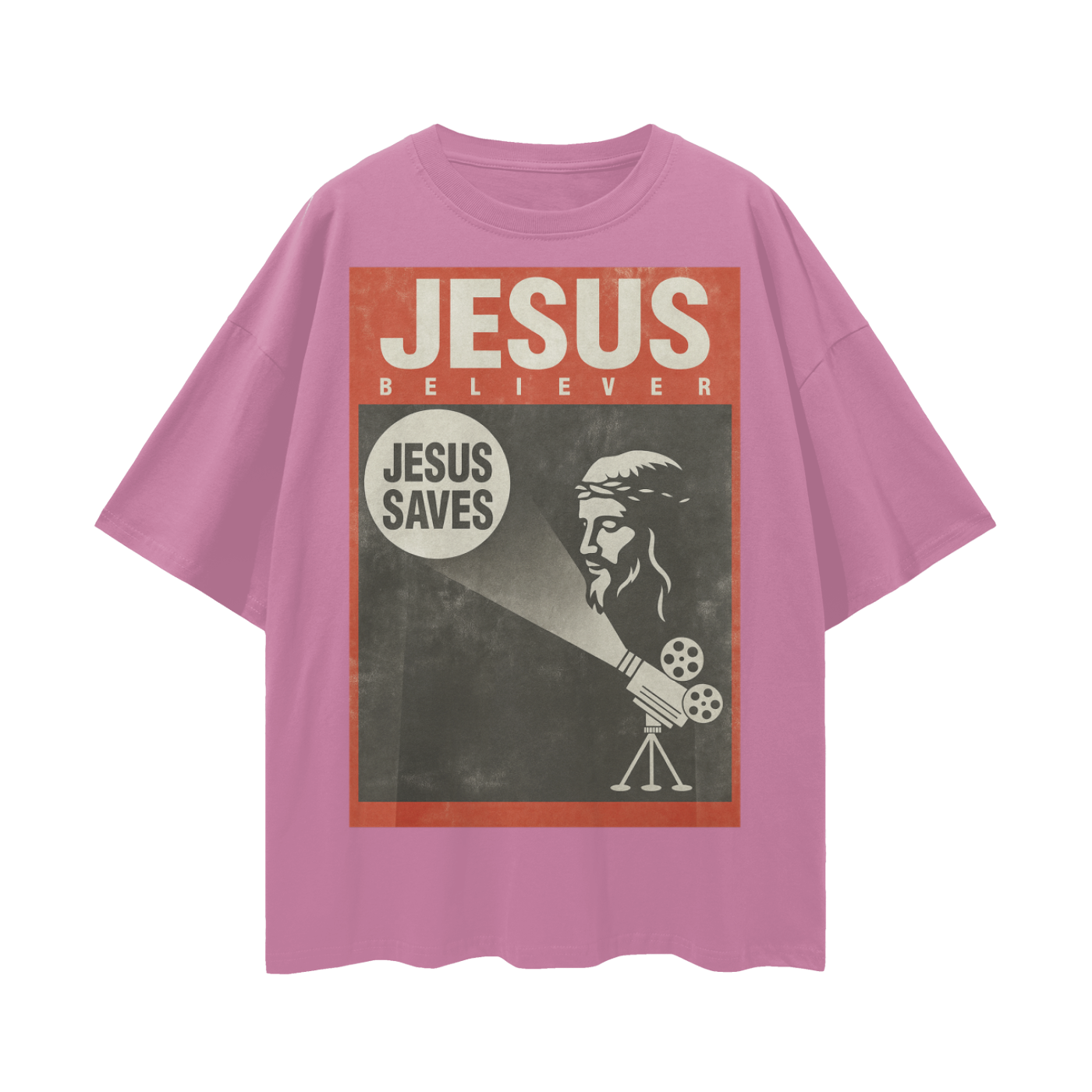 Religious Vintage/Y2K Jesus Believer Oversized T Shirt