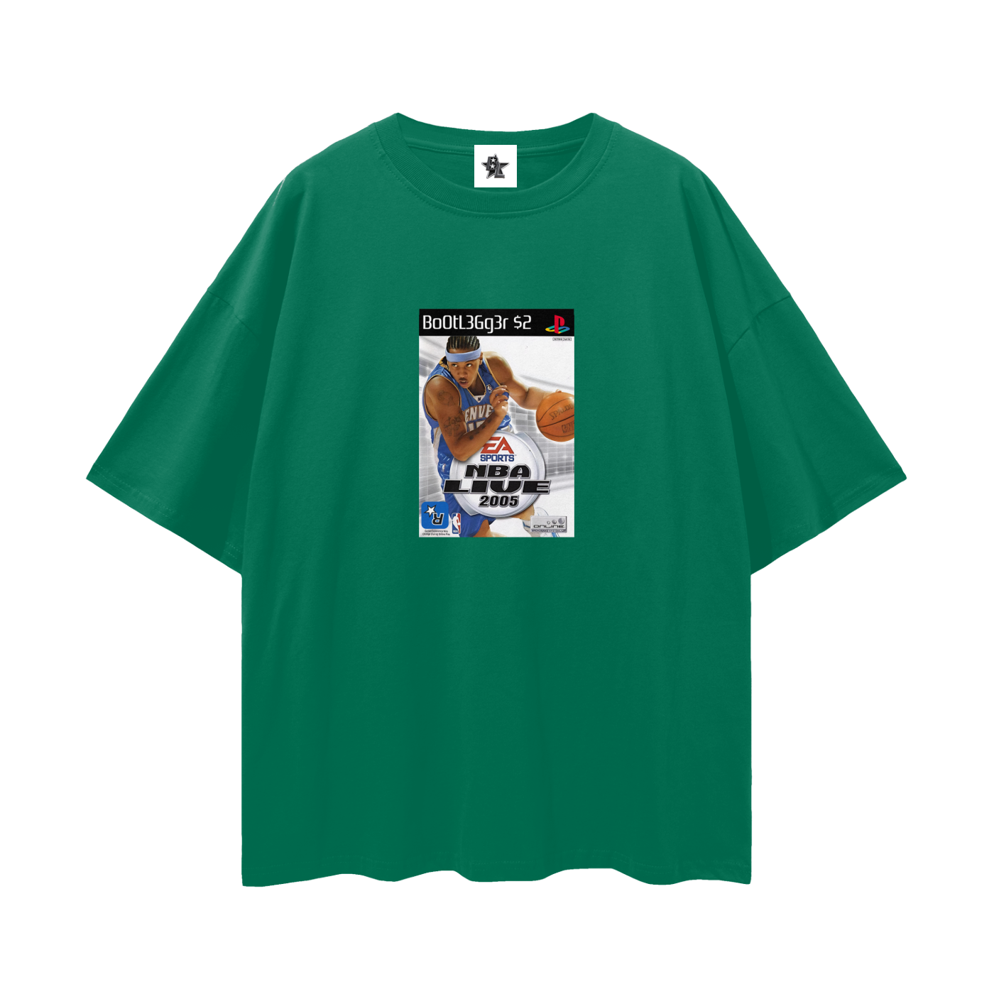 Vintage/Y2K PS2 Nba Live 2005 Bootlegger Oversized T Shirt