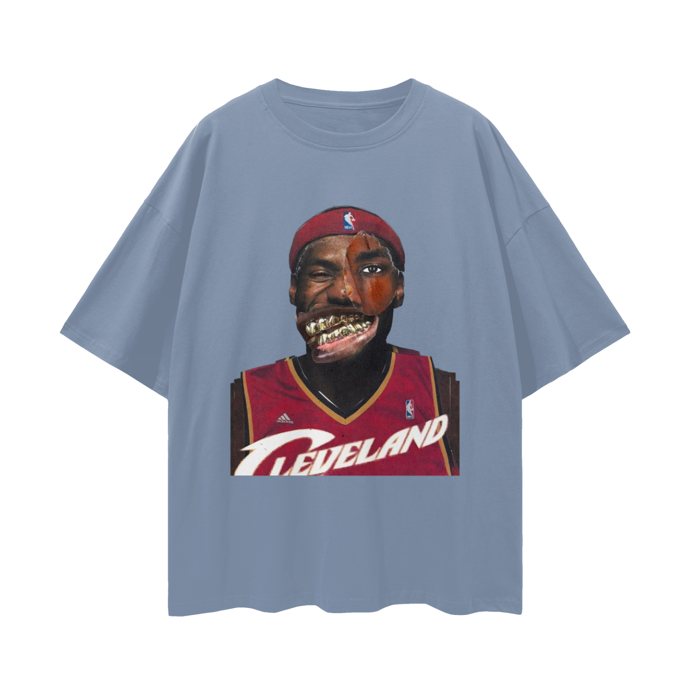 Lebron James Cavs Vintage Like Graphic Oversized T Shirt