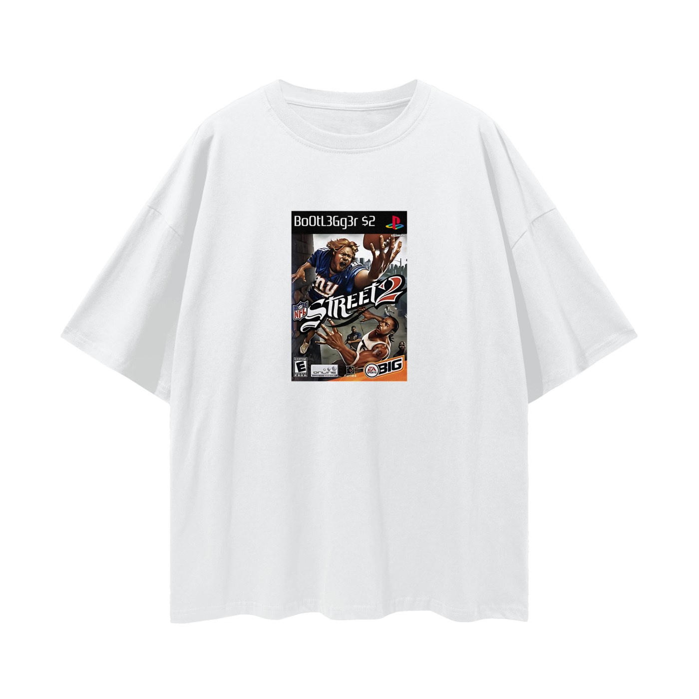 PlayStation 2 NFL Street Volume 2 Video Game Disc Tee