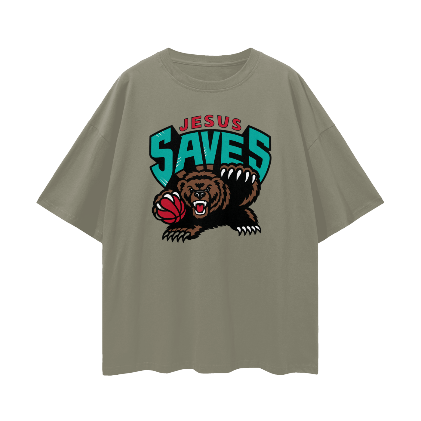 Religious Vintage/Y2K Jesus Saves Oversized T Shirt