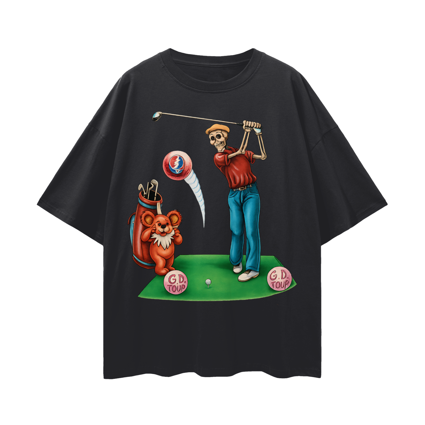 Vintage/Y2K Grateful Dead Golfing Oversized T Shirt