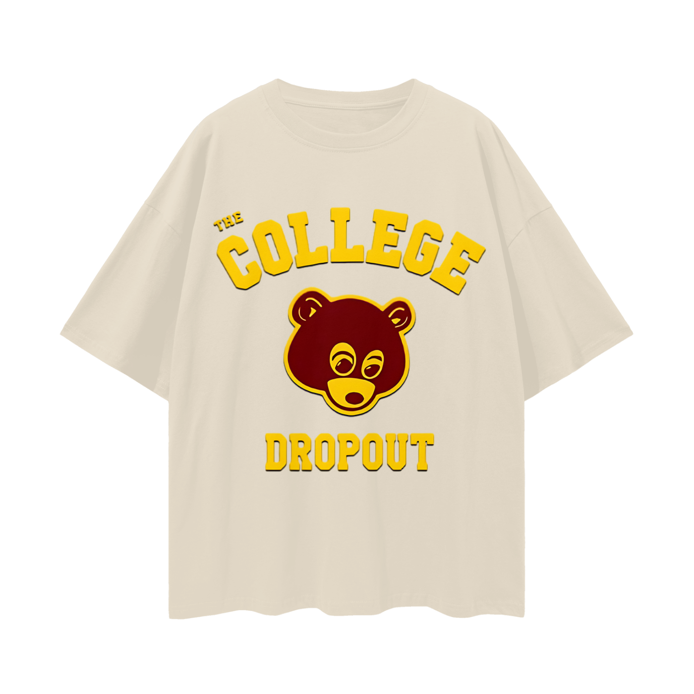 Vintage Like College Dropout Kanye Graphic Oversized T Shirt