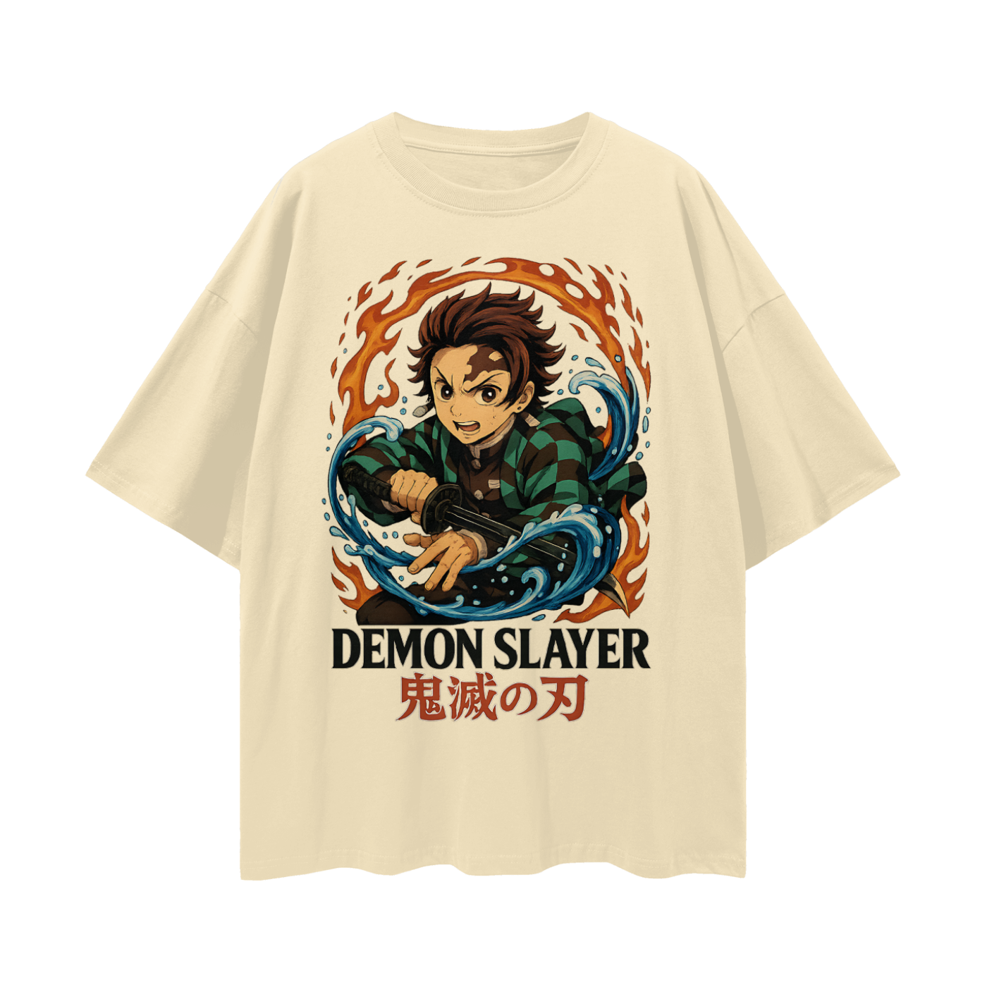 Vintage/Y2K Demon Slayer Anime Oversized T Shirt