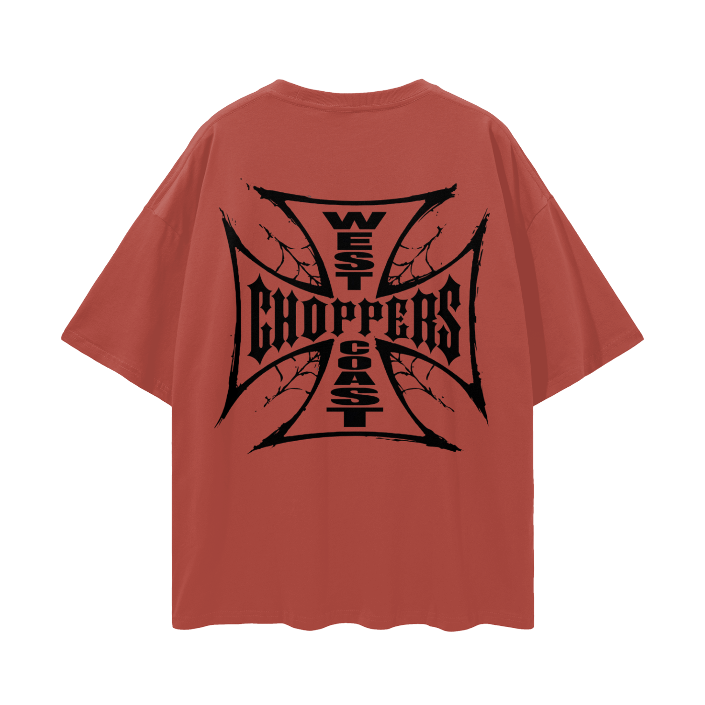 Vintage/Y2K Style West Coast Choppers Web Oversized T Shirt