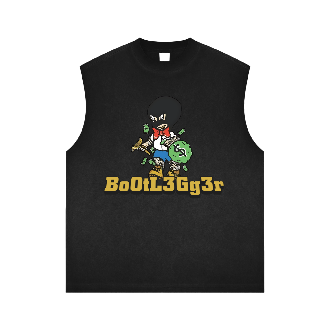 Richie Thug Oversized Cut Off Tee