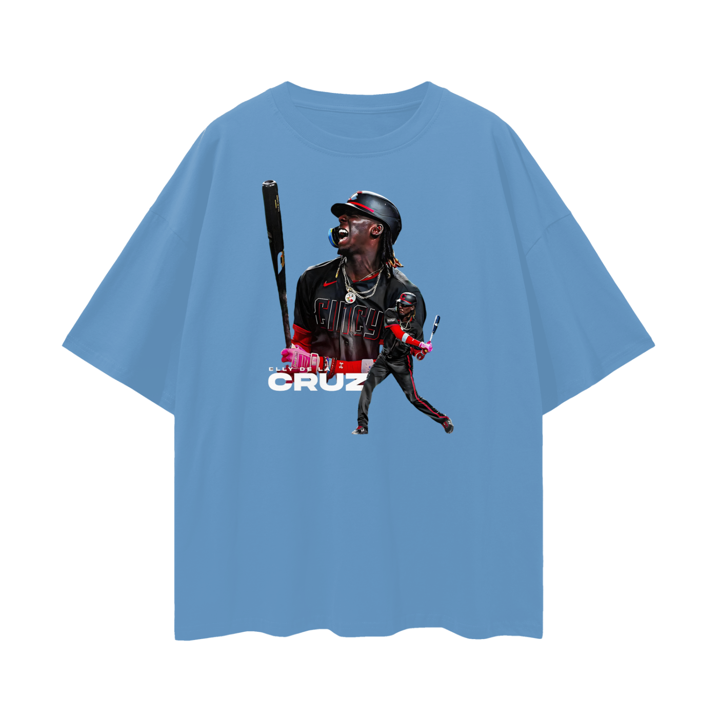 Elly De La Cruz Reds Graphic Oversized T Shirt