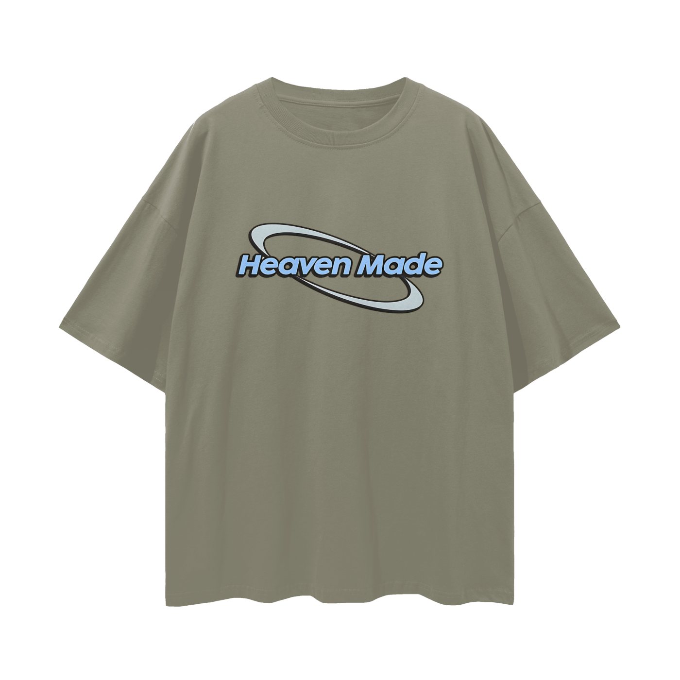 Religious Jesus Heaven Made Graphic Oversized T Shirt