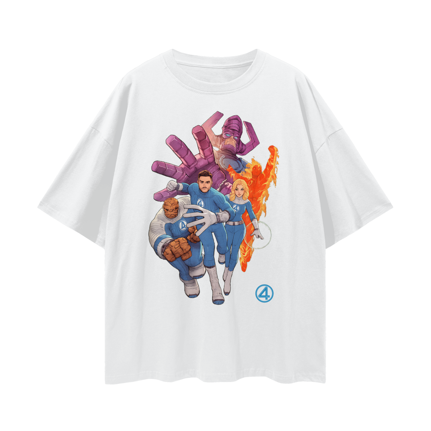 Vintage Like Galactus Fantastic 4 Graphic Oversized T Shirt