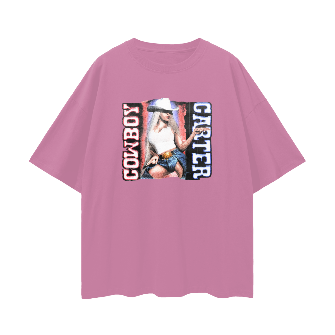 Vintage Like Beyonce Cowboy Carter Graphic Oversized T Shirt