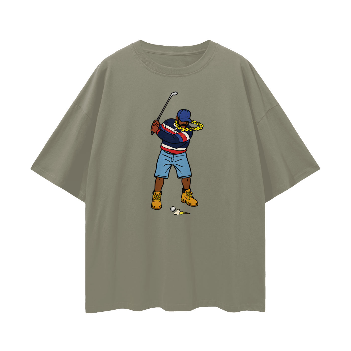 Vintage/Y2K Swingman Golf Streetwear Oversized T Shirt