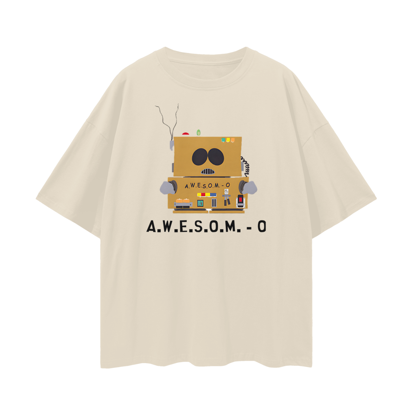 Vintage Like Funny South Park Cartman Awesom-o Oversized T Shirt