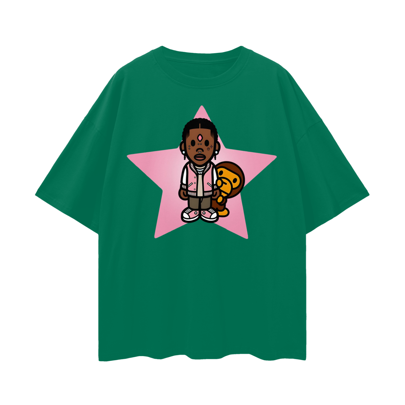 Vintage Like Lil Uzi Baby Milo Star Oversized T Shirt