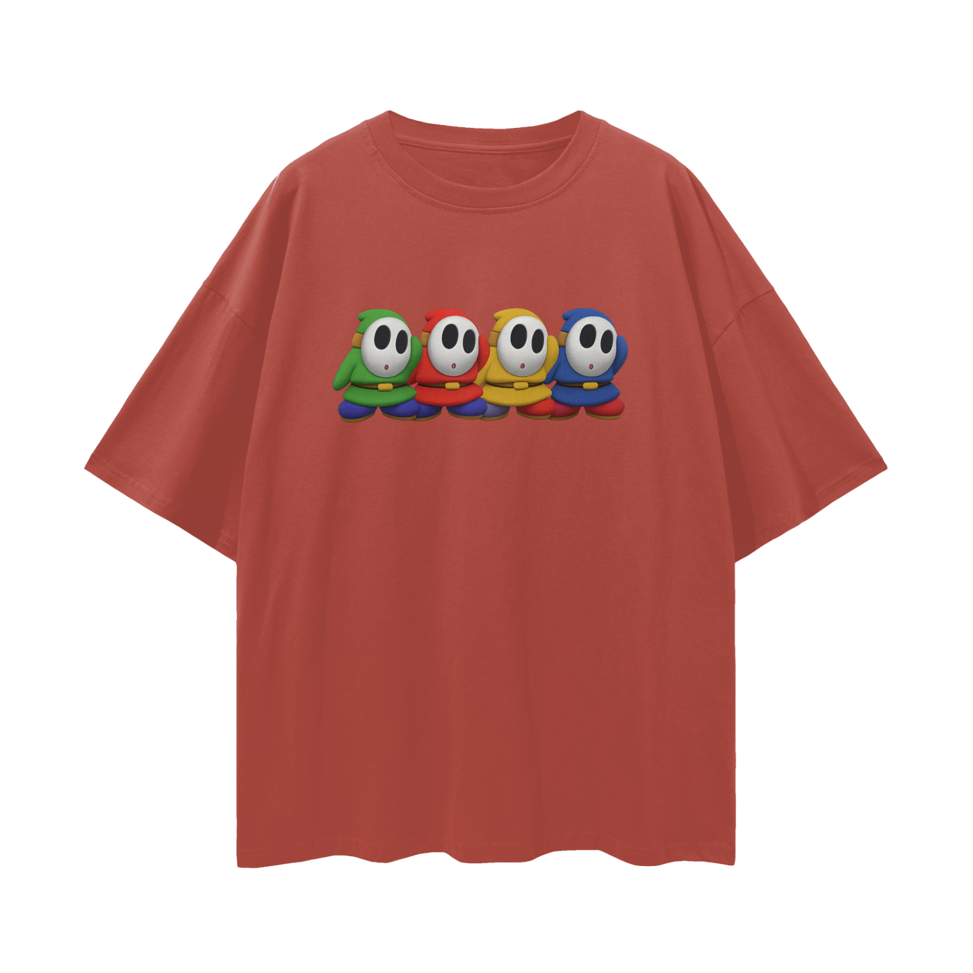 Vintage/Y2K Shy Guy Mario Character Oversized T Shirt